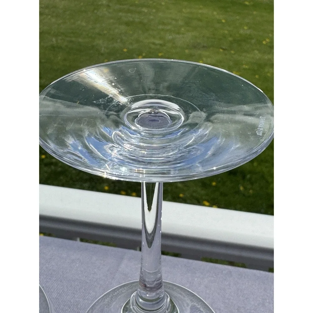 Set of 3 Tiffany & Co Crystal Wine Glasses 8.5